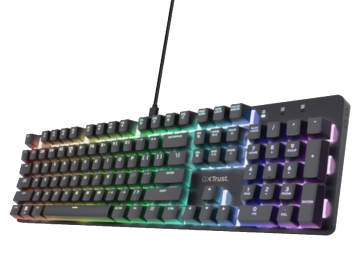 Tastatura TRUST GXT871 ZORA mehanicka/US/RGB/crna